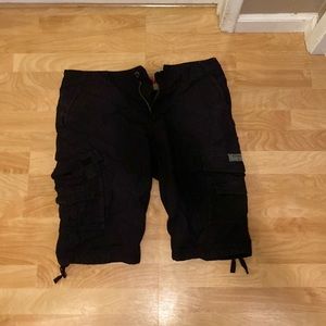 Black Union Bay cargo shorts, size 34